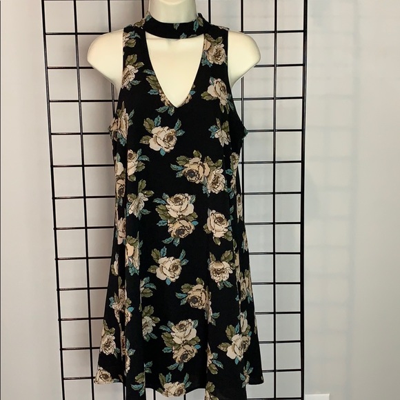 Altar’d State Black Floral Dress, EC, Sz S - Picture 1 of 8